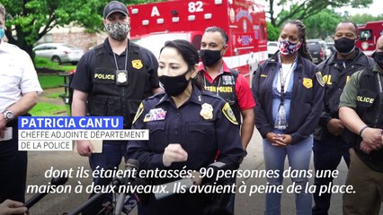 Etats-Unis: 90 personnes découvertes entassées dans une maison de Houston