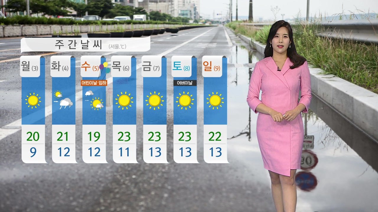 [날씨] 내일 낮에도 서늘...옷차림 유의 / YTN