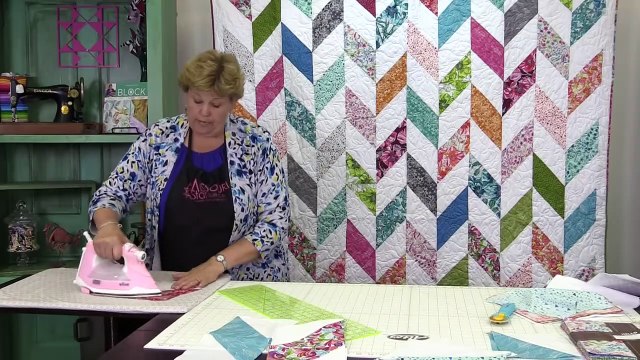 Make A Herringbone Quilt With Jenny Doan Of Missouri Star! (Video Tutorial)