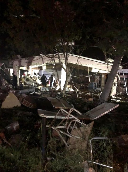 Son dakika haberi! BALIKESİR - Lokantadaki patlama anı güvenlik kamerasında