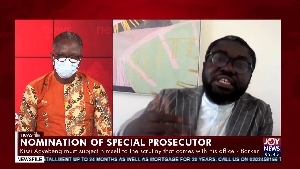 Nomination of Special Prosecutor: Attorney General nominates Kissi Agyebeng - Newsfile  (1-5-21)