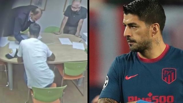 Juventus'a transfer olmak için AB vatandaşı statüsünde gözükmesi istenen Uruguaylı Luis Suarez, girdiği sınavda kopya çekti