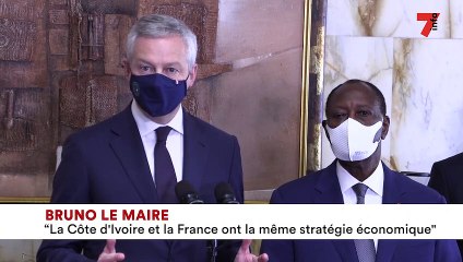 Bruno Le Maire : "La Côte d'Ivoire et la France ont la même stratégie économique"
