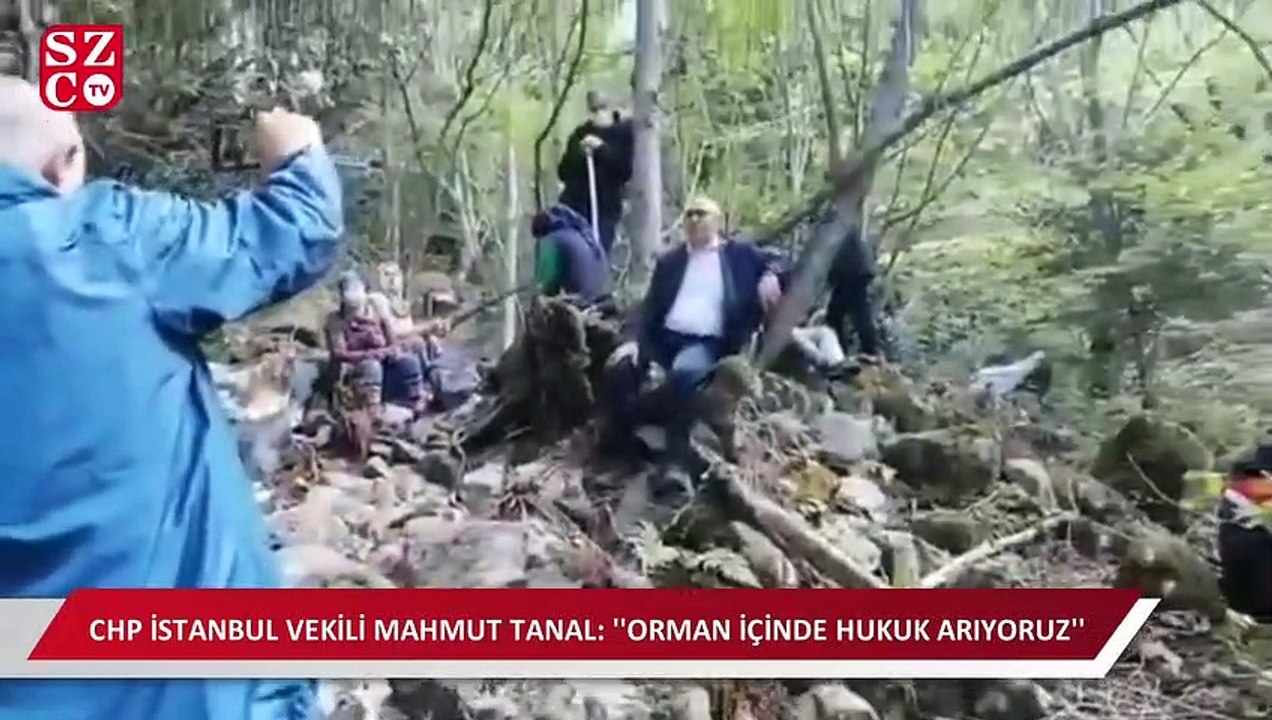 Jandarma müdahale etti, köylüler ağaçlara çıktı