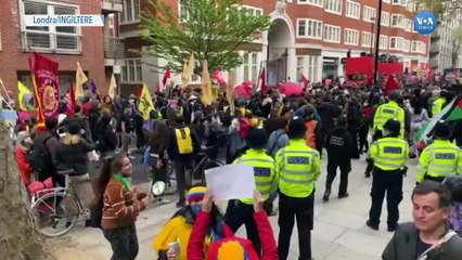 Londra'da 1 Mayıs Yürüyüşü