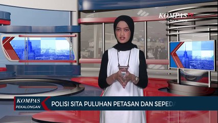 Polisi Sita Puluhan Petasan dan Sepeda Motor