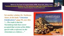 WEBINAR TITLED “TURKISH-ARMENIAN RELATIONS IN THE AMERICAN LEGAL AND POLITICAL ARENAS - PART II” (1/4)