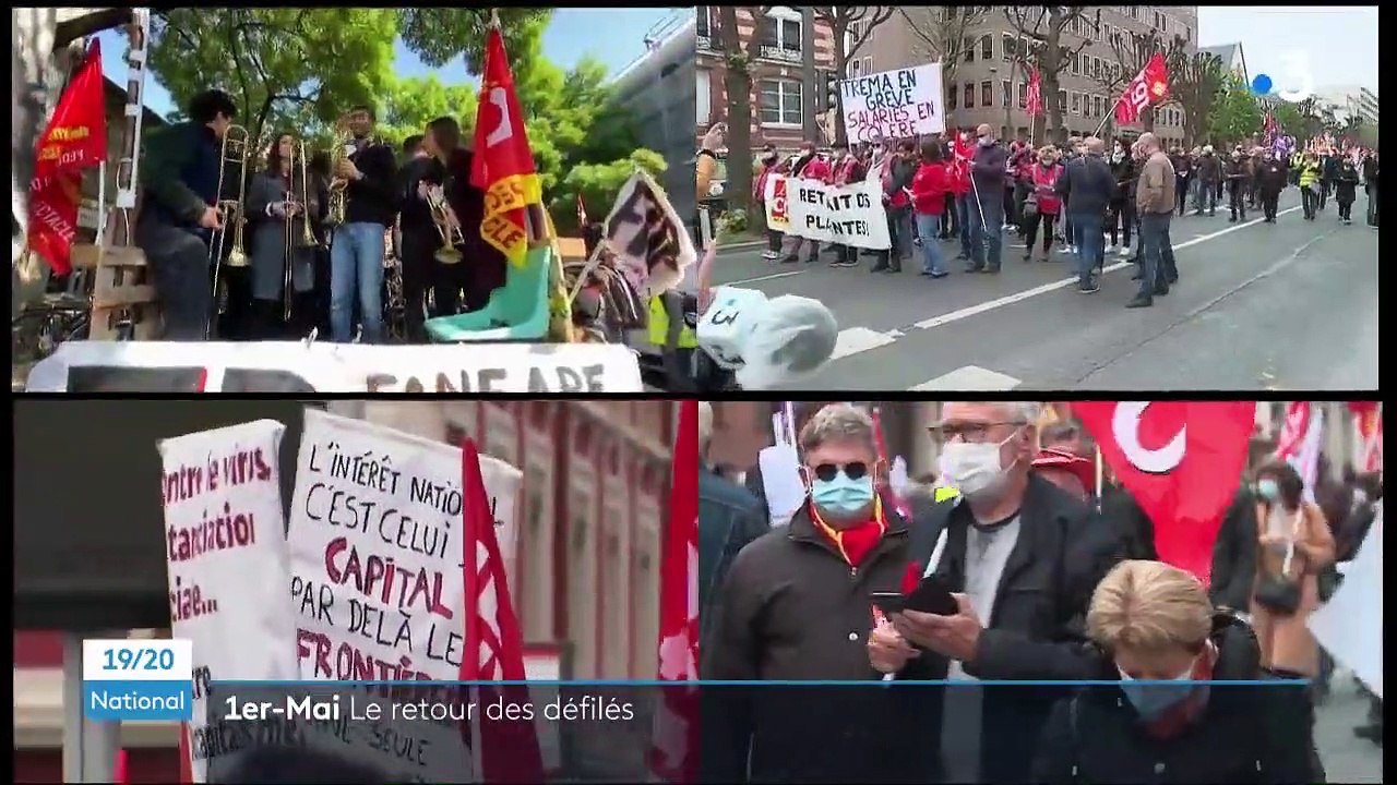 Manifestations du 1er-Mai : 300 défilés en France pour défendre les droits sociaux