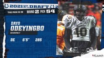 Indianapolis Colts Draft Dayo Odeyingbo, Looking Ahead to Day 3 of 2021 NFL Draft