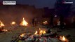 Images from Delhi cremation and burial grounds as new Covid cases soar