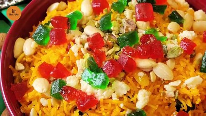 Zarda recipe by Sice & Dice __ Degi Zarda __ Shadiyon or Dawat wala Zarda Recipe