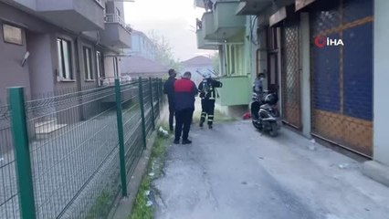 İtfaiye ekipleri bir yandan yangını söndürdü, bir yandan orucunu açtı