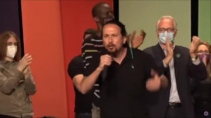 Iglesias pide el voto para el 4M para "mandar a los fascistas a la oposición"