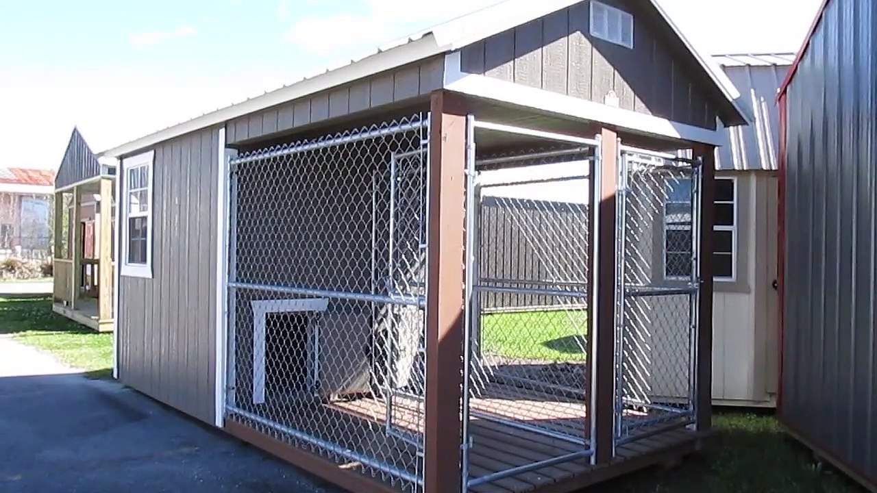 Derksen 8X16 Double Dog Kennel At Big W'S Portable Buildings In Lafayette Louisiana