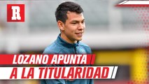 Chucky Lozano apunta a la titularidad con Napoli para el duelo contra Spezia
