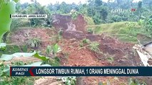 Tebing Setinggi 100 Meter di Sukabumi Longsor Menimbun Rumah Warga