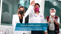 Evelyn Salgado se registra como candidata a la gubernatura de Guerrero por Morena