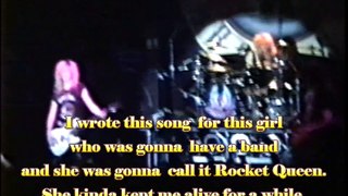 Rocket Queen Felt  Forum 1988 w/lyrics Drum and Bass