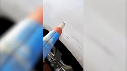 Kaporta çiziklerine ilginç çözüm