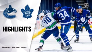 Canucks @ Maple Leafs 5/1/21 | NHL Highlights