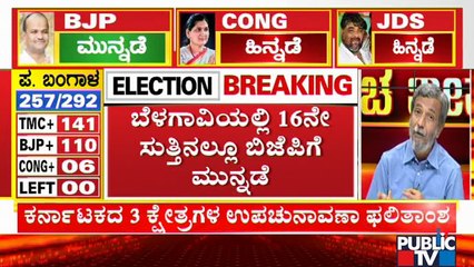 Election Results 2021: BJP Leading With 1,811 Votes In Belagavi | HR Ranganath