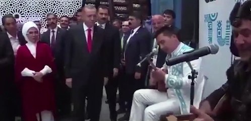 Cumhurbaşkanı Erdoğan böyle karşılandı