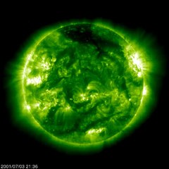 One month timelapse of a solar maximum sun