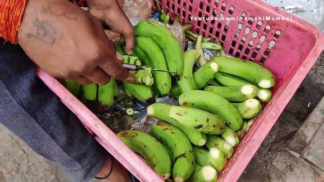 Hardworking Man making live Banana Chips | Indian Street Food