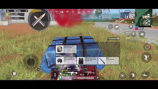 Pubg Moblie || Classic-Sanhok Map || Gameplay Video || Funny Ending || 2 Vs 4 || Skull Squad ||