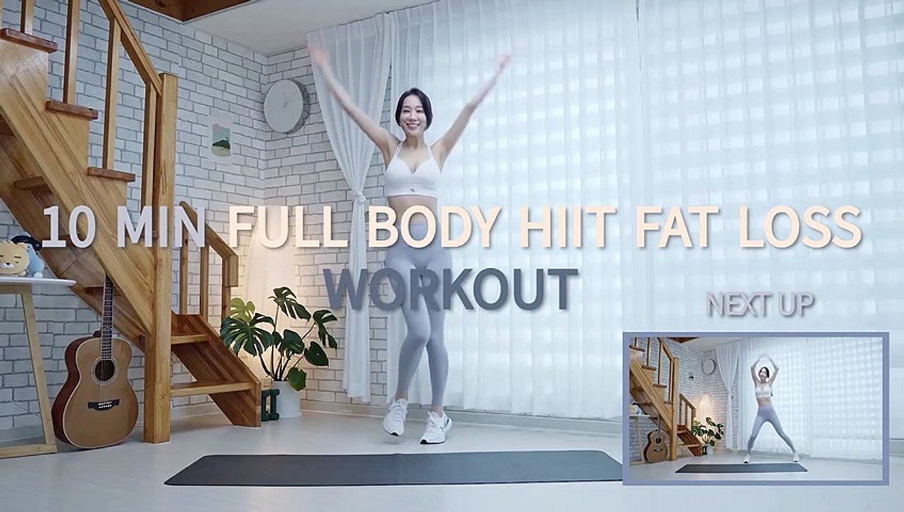 10 MIN FULL BODY HIIT FAT LOSS WORKOUT _QUICK & EFFECTIVE BURN LOTS OF CALORIES _ Bikini Challenge