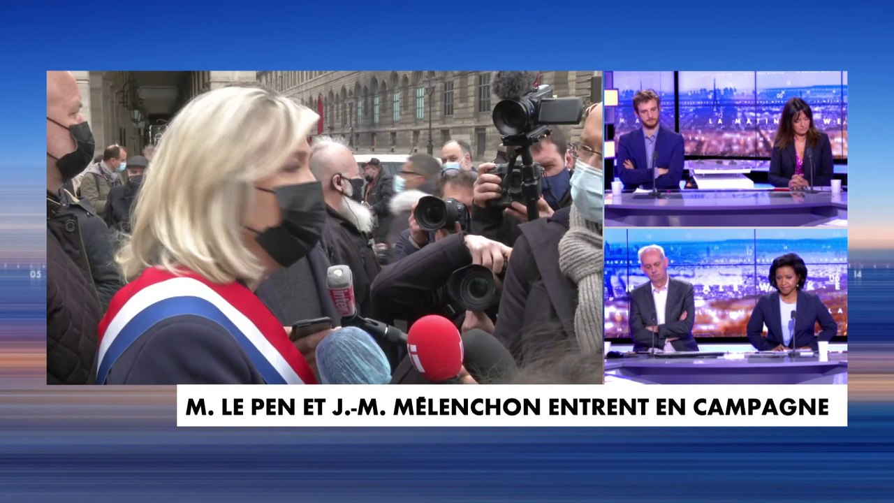 Marine Le Pen et Jean-Luc Mélenchon entrent en campagne