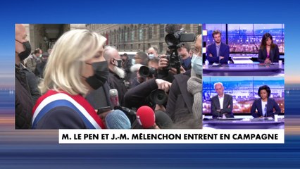 Marine Le Pen et Jean-Luc Mélenchon entrent en campagne