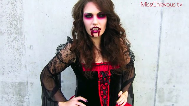 Vampire Halloween Makeup Tutorial + Hair & Costume Idea That Will Steal The Show!