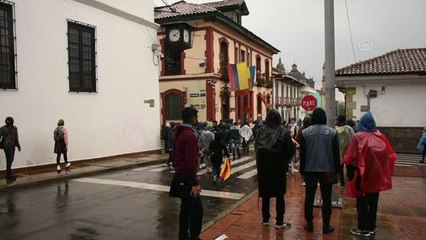 Kolombiya'da 1 Mayıs Emek ve Dayanışma Günü'nde vergi reformu karşıtı gösterileriler devam etti