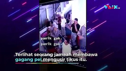 Kocak! Tikus Masuk ke dalam Sarung, Saf Salat Buyar