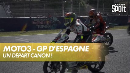Le départ canon de la course Moto 3 !