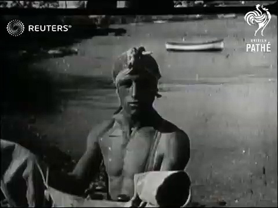 Experiment with a new diving system (1929)