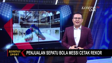 Penjualan Sepatu Bola Messi Kembali Ciptakan Rekor dengan Harga Mencapai Rp 2,5 Miliar
