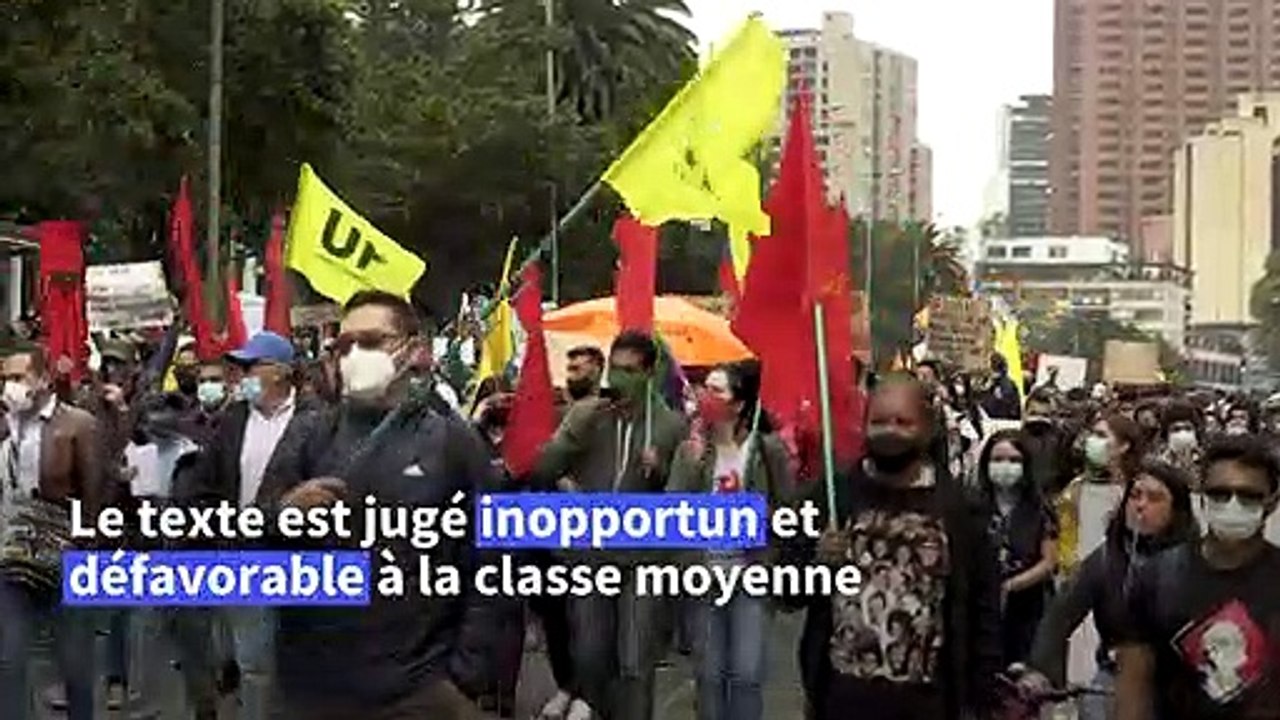 Colombie: nouvelle manifestation à Bogota contre un projet de réforme fiscale