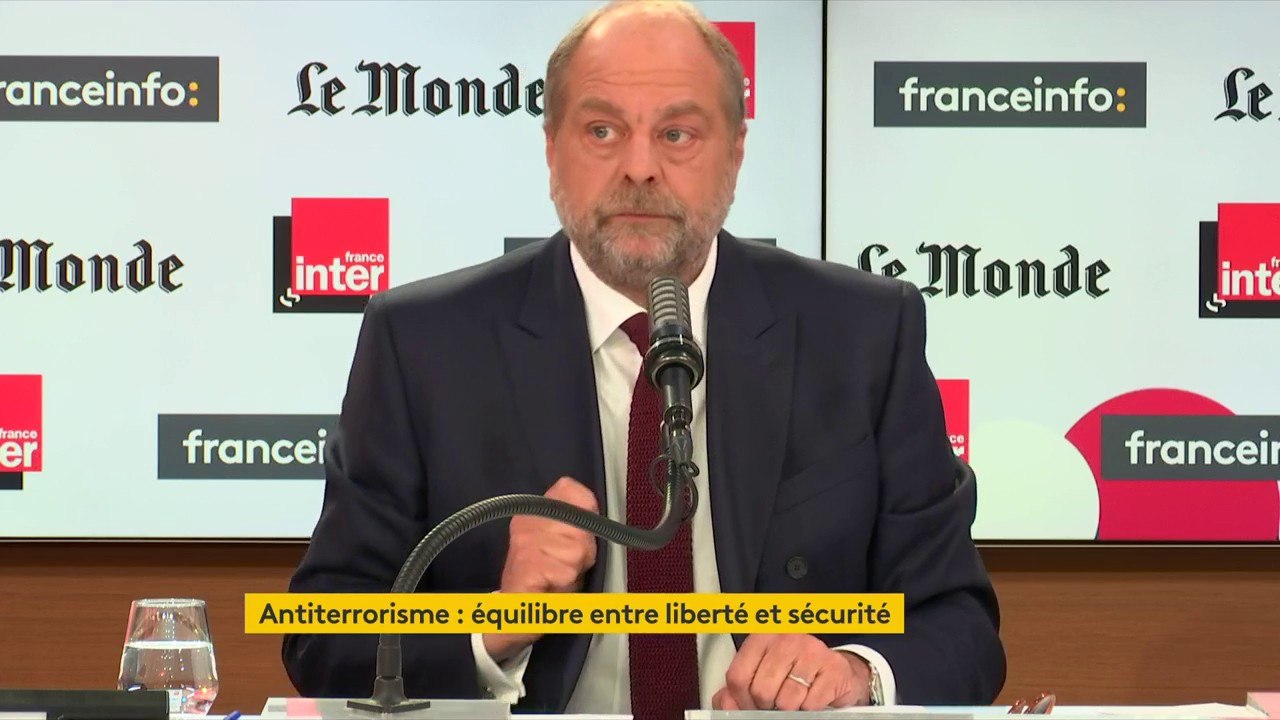 Lutte antiterroriste : "Je n'ai pas d'inquiétude quant à la constitutionnalité du texte qui sera, je l'espère, voté très vite", estime Éric Dupond-Moretti