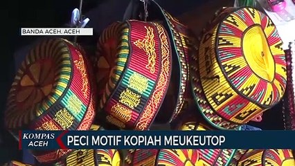 Berkah Ramadhan Bagi Pedangan Peci Motif Kopiah Meukeutop Teuku Umar yang di Incar Warga