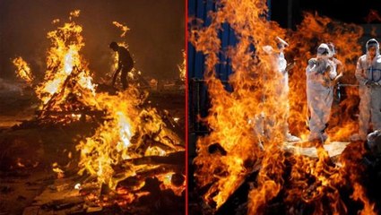 Böylesi görülmedi! Cansız bedenlerin sokakta yakıldığı ülke günlük ölüm sayısında dünya rekoru kırdı
