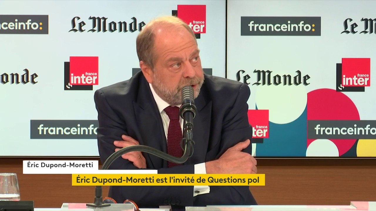 Éric Dupond-Moretti souhaite "bien sûr" qu'Emmanuel Macron se représente et va l'aider "de toute ses forces"
