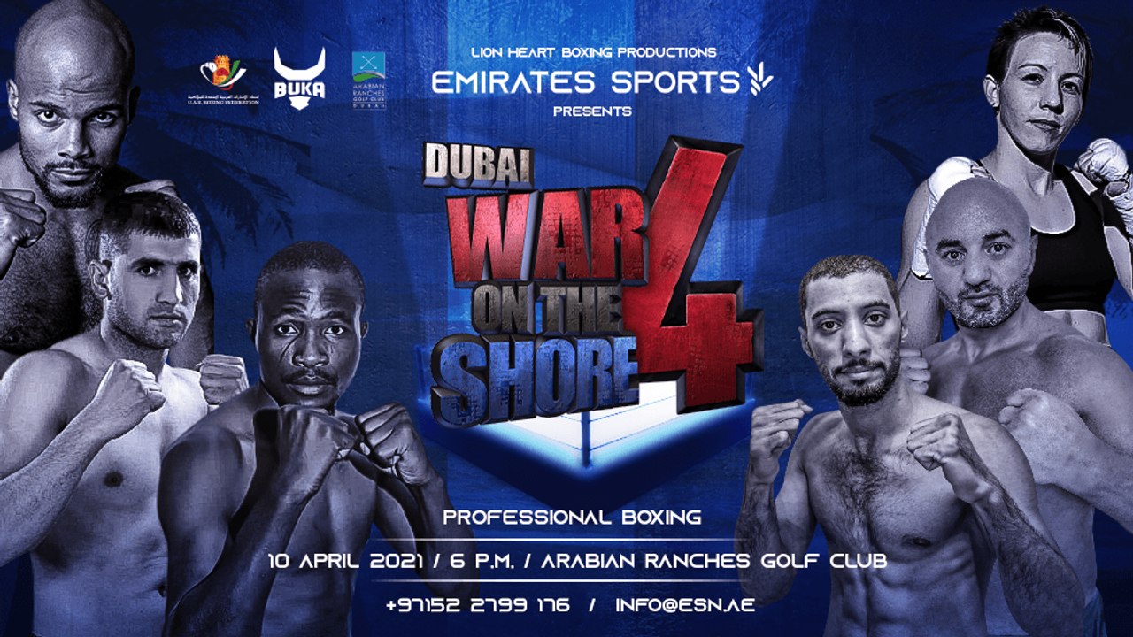 GO SPORTS: International Boxing  - Dubai War on the Shore 4 Featuring Layla McCarter (Full Event)