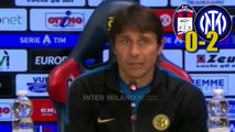 CROTONE-INTER 0-2 * ANTONIO CONTE IN CONFERENZA POST-MATCH