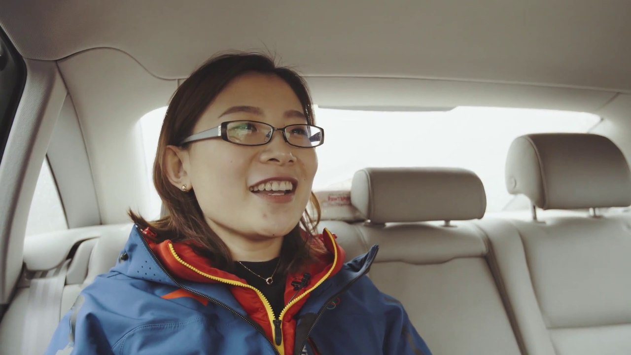 RIDE WITH WANG BINGYU - China's world Curling Champ