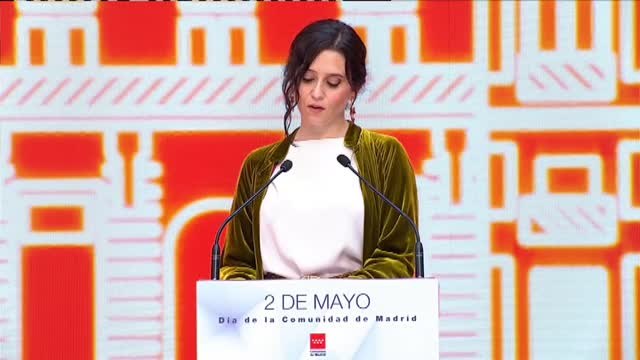 Ayuso propone un paréntesis en la disputa electoral durante los actos del Dos de Mayo