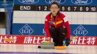 WANG BINGYU CURLING WORLD CHAMP at  Beijing 2018