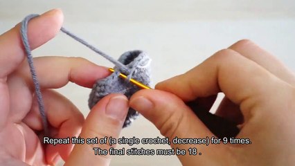 How To Make Amigurumi For Beginner - Super Cute Totoro Keychain