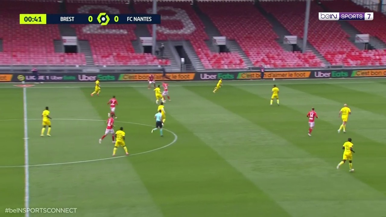 Highlights: Brest 1-4 Nantes (FT)